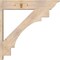 Ekena Millwork Merced Traditional Smooth Outlooker, Douglas Fir, 7 1/2"W x 36"D x 36"H OUT08X36X36MRC01SDF - alternate 4